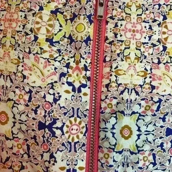 The Limited loose fit dress zippered back pretty pattern Size S - Picture 3 of 6